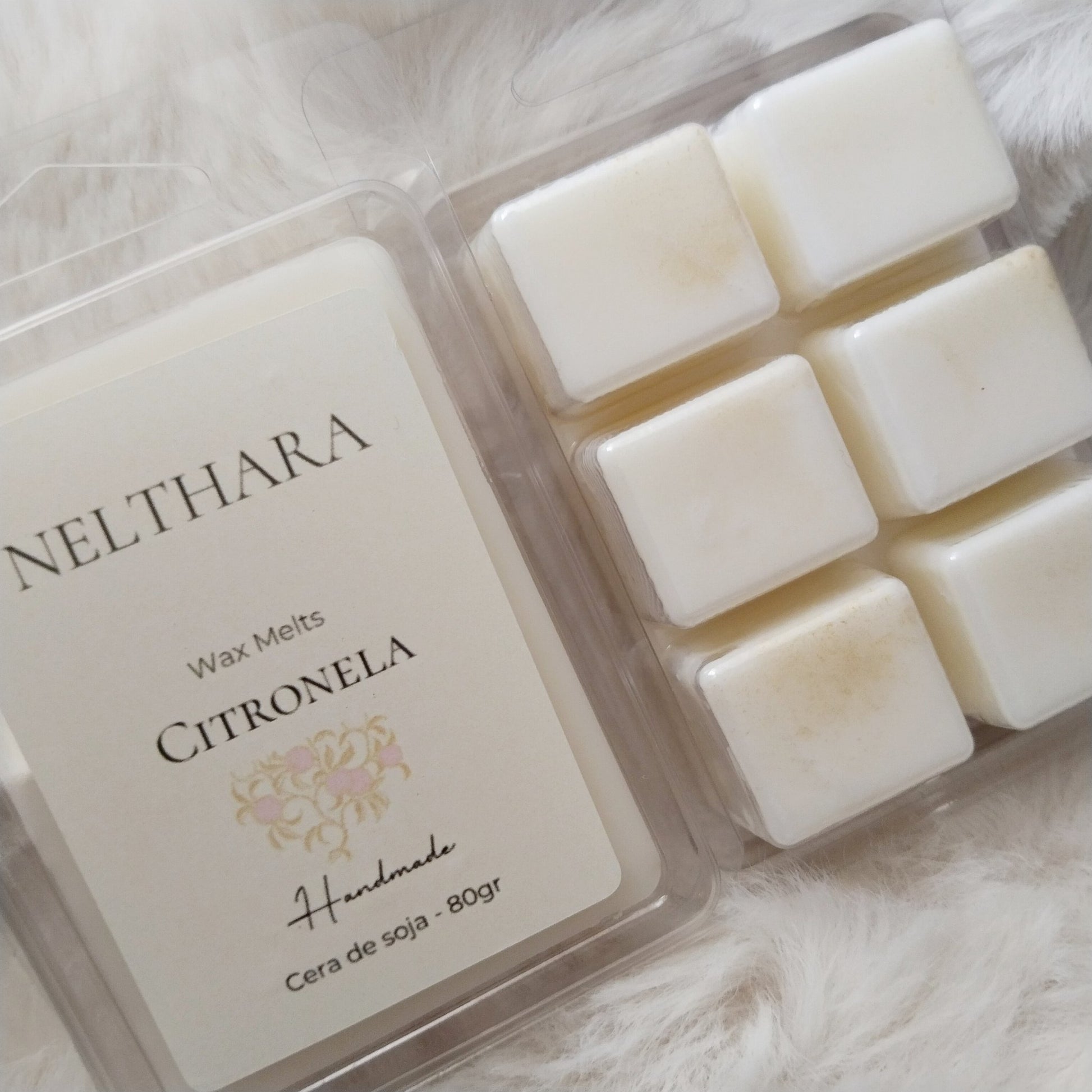 Wax Melts Citronela cera de soja artesanal Nelthara