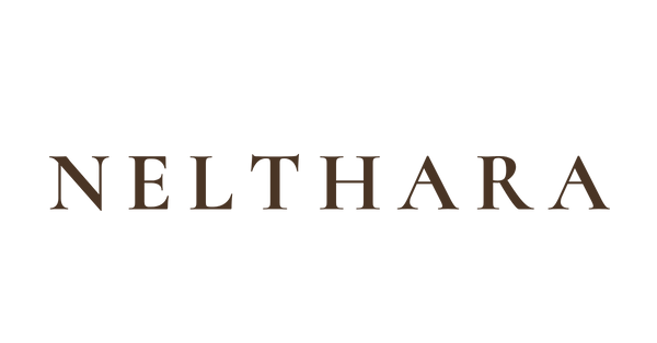 Logotipo Nelthara Candles, velas y wax melts 100% vegetales