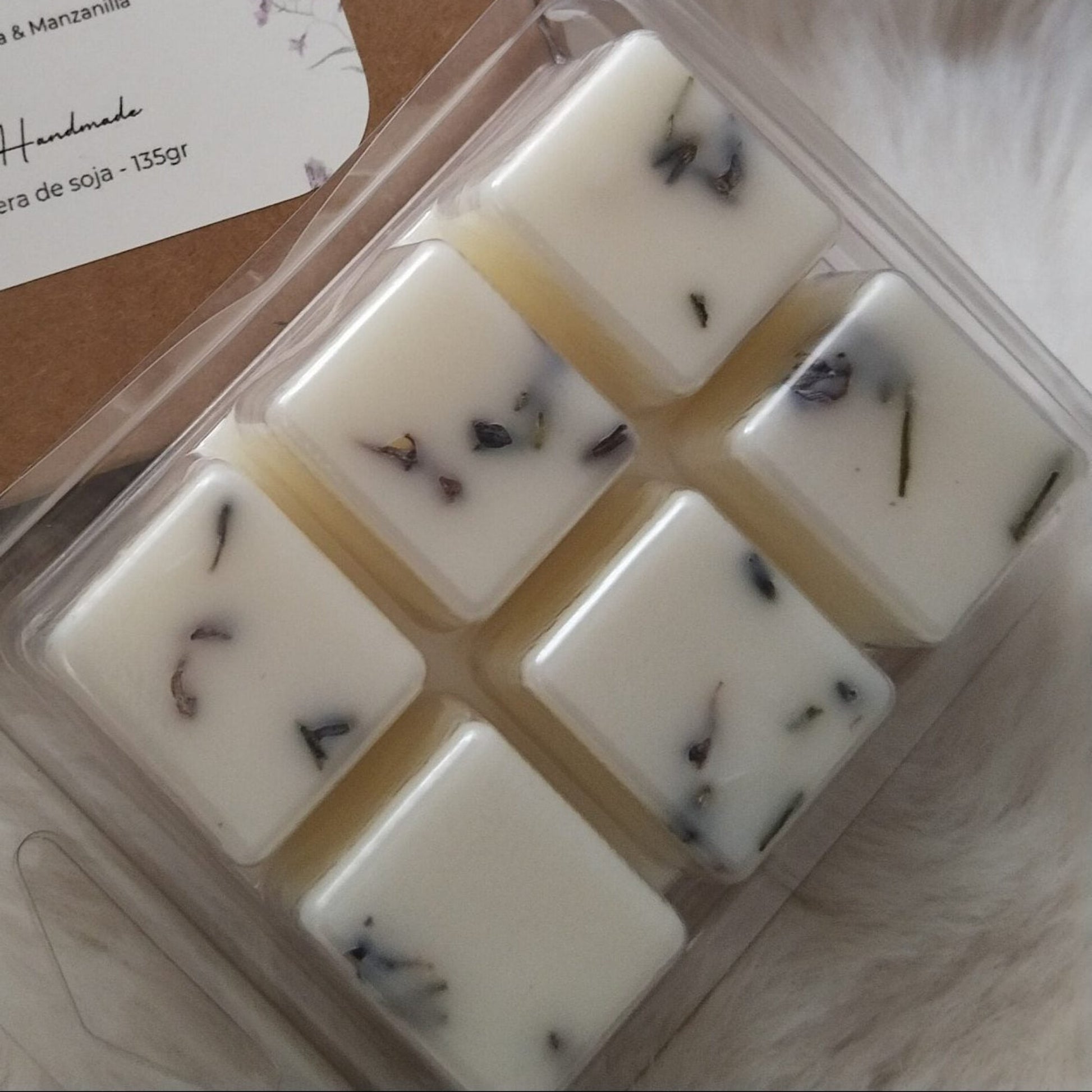 Wax melts Pure Calm lavanda manzanilla cera soja artesanal Nelthara