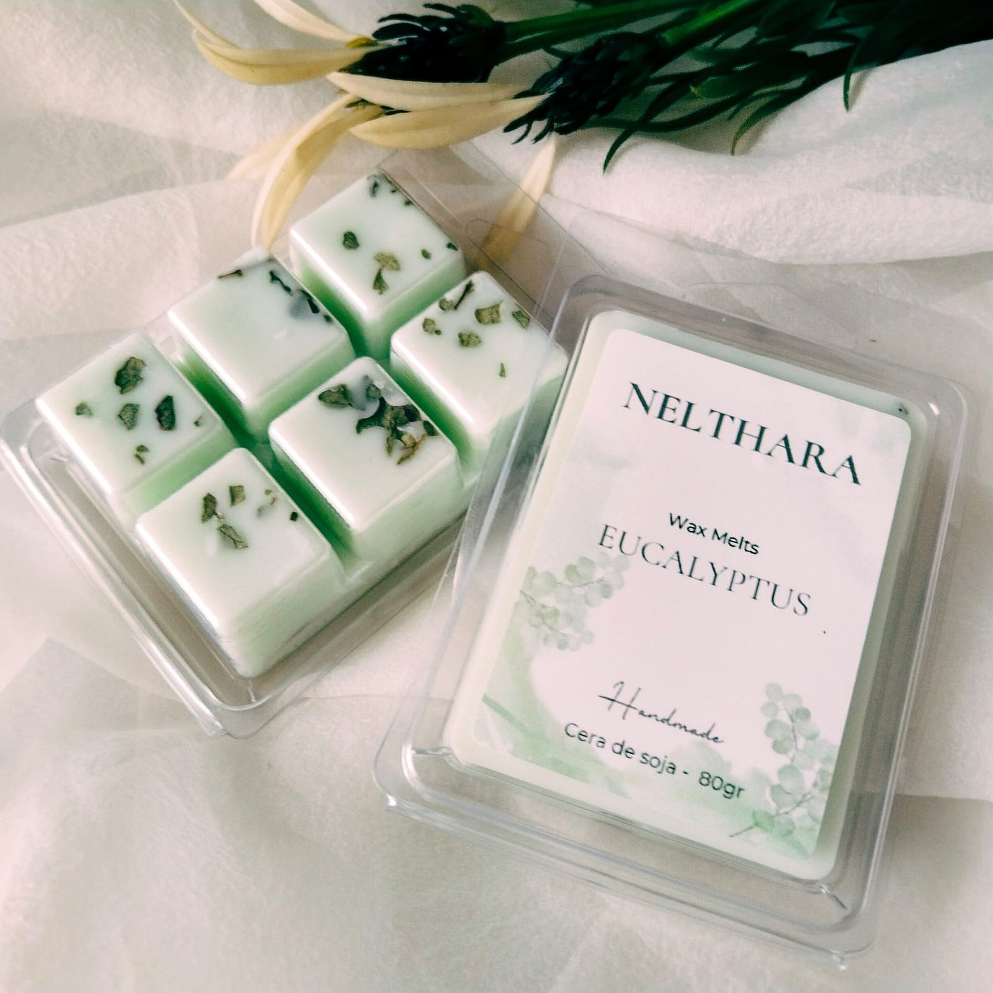 cera aromática para quemador, ideal para respirar profundo, aroma fresco y calmante, hecho a mano con cera de soja natural