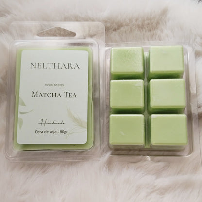Wax Melts Matcha Tea cera de soja artesanal Nelthara