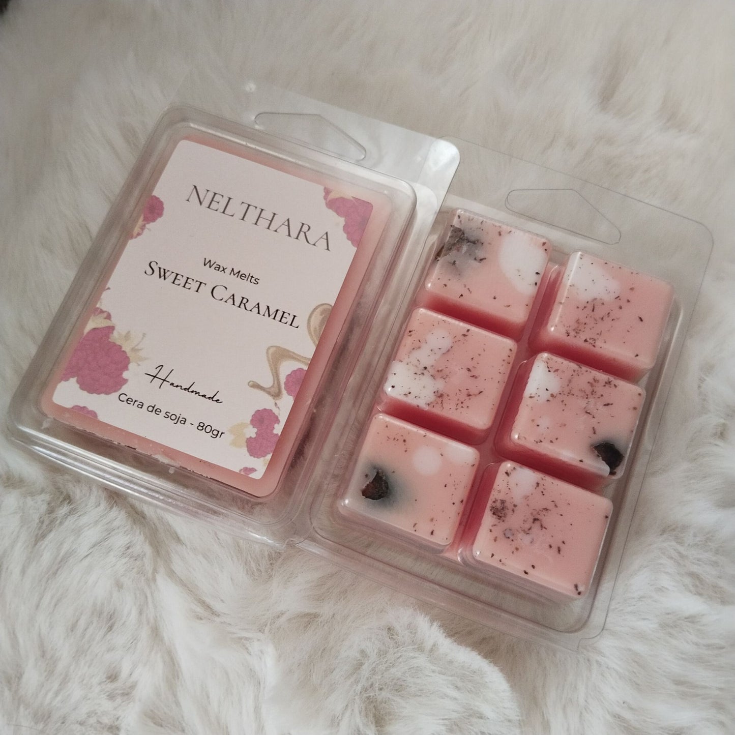 Wax melts Sweet Caramel cera soja vainilla caramelo Nelthara